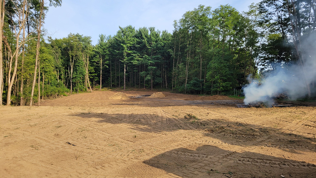 After land clearing project